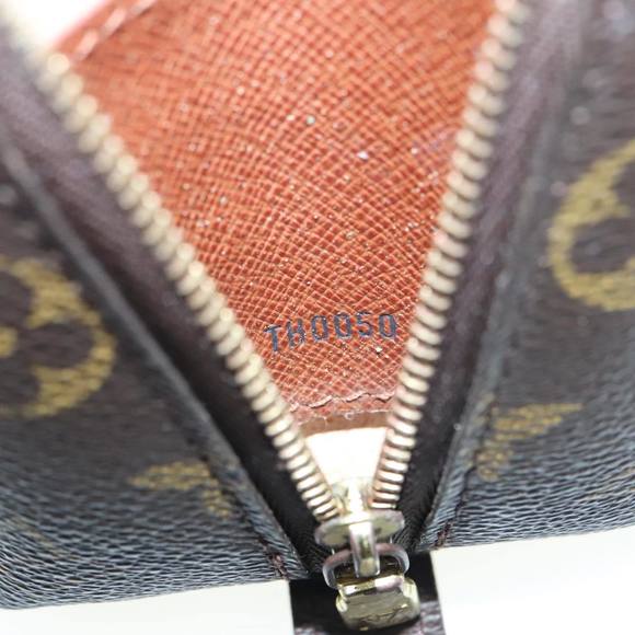 LOUIS VUITTON Monogram Trousse Demi Ronde Cosmetic Pouch M47520 LV Auth 89926 - Picture 12 of 16